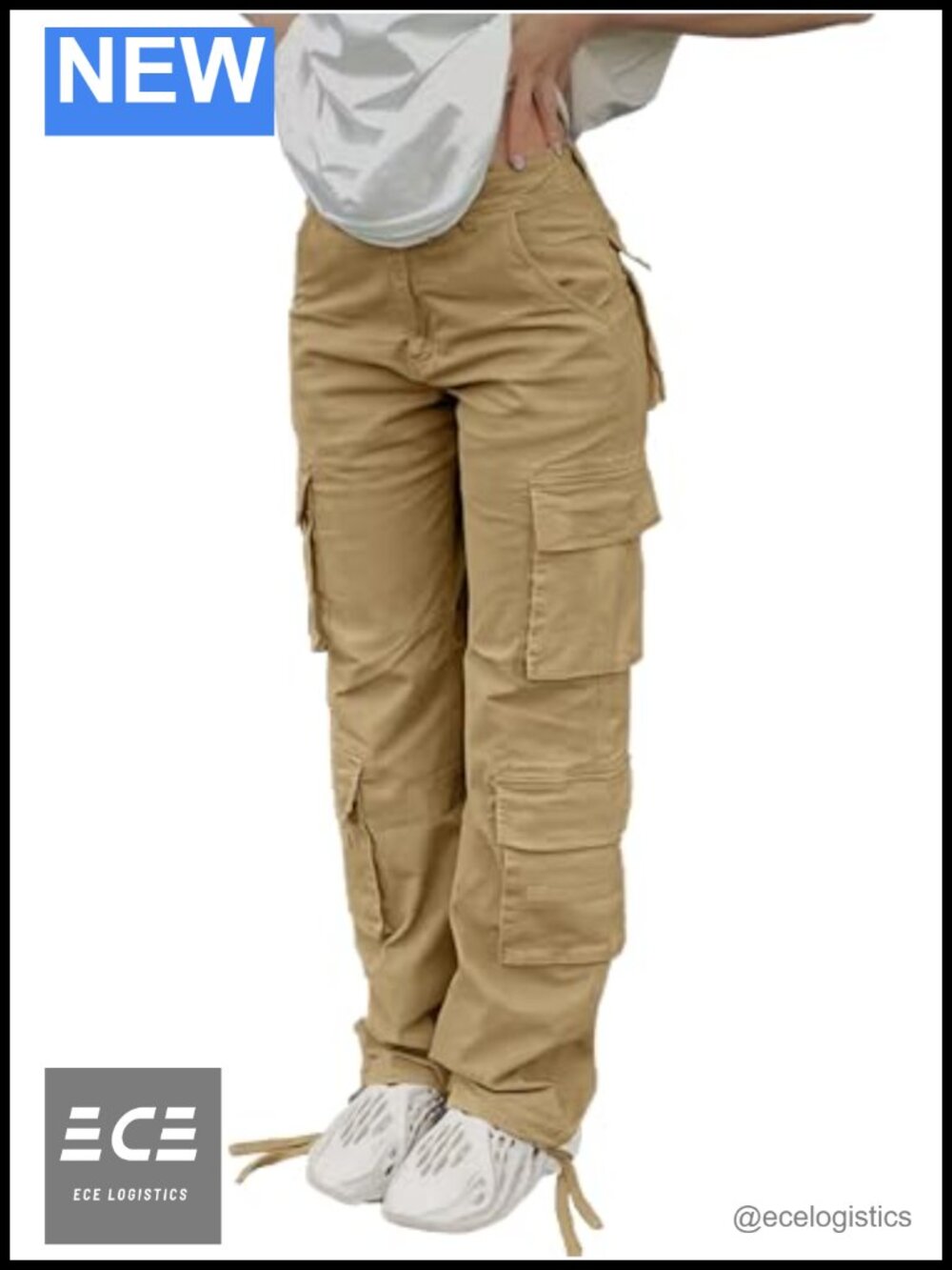 Cargo Pants for Women High Waisted Baggy Y2K Straight Wide Leg Pants with